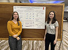 Morgan and Maria presenting at the Chemical Biology Area Research Conference (CBARC), January 2023